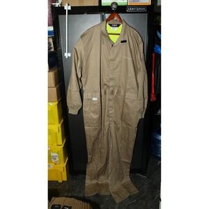 Protective Industrial Products 9100-2100D AR/FR Dual Certified Coverall 3X Tan